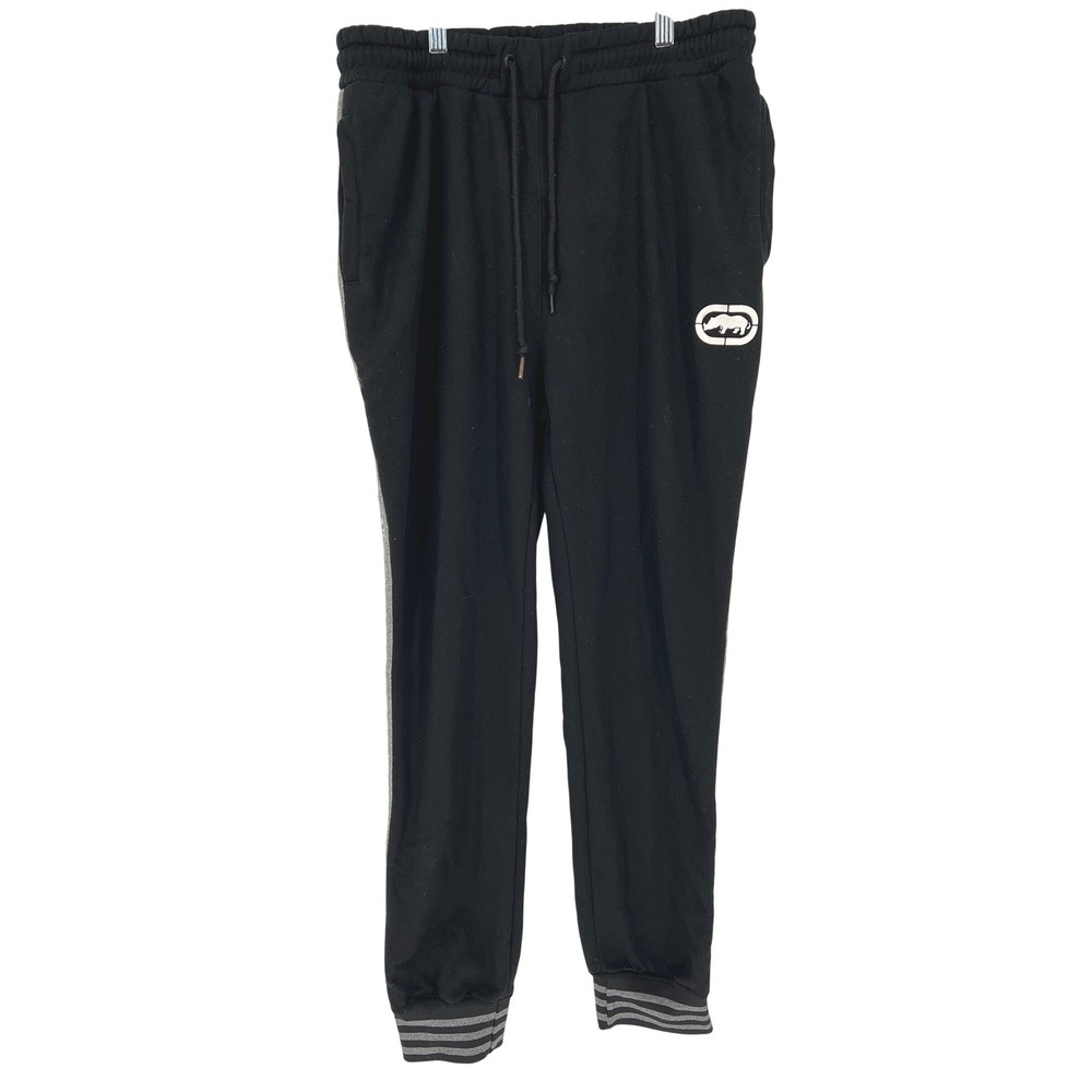 Ecko Unltd Black‎ Sweatpants Men's Large Y2K Streetwear Vibes
